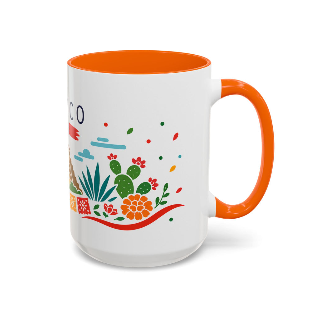 Mexico Coffee Mug | Travel Souvenir Accent Mug | Country Gift Ceramic Cup 11oz 15oz