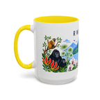 Rwanda Coffee Mug | Travel Souvenir Accent Mug | Country Gift Ceramic Cup 11oz 15oz