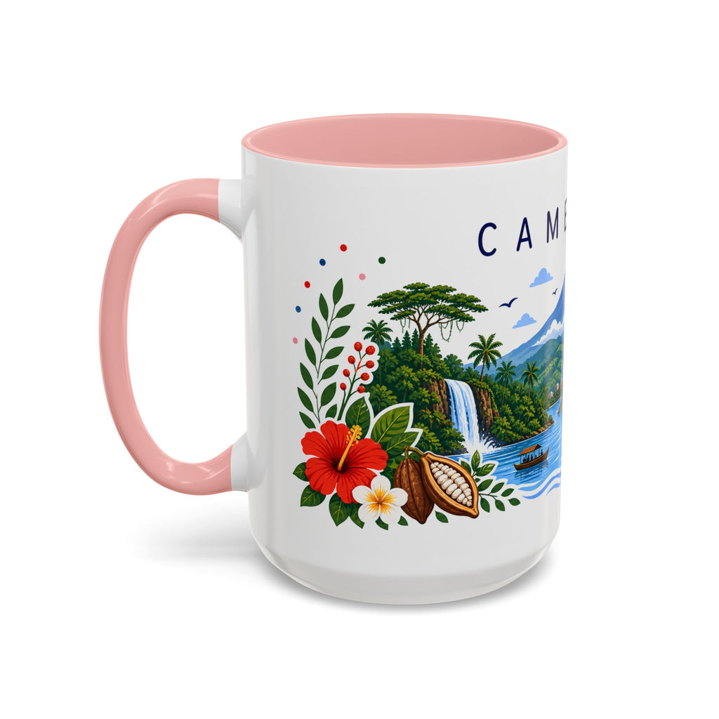 Cameroon Coffee Mug | Travel Souvenir Accent Mug | Place Gift Ceramic Cup 11oz 15oz