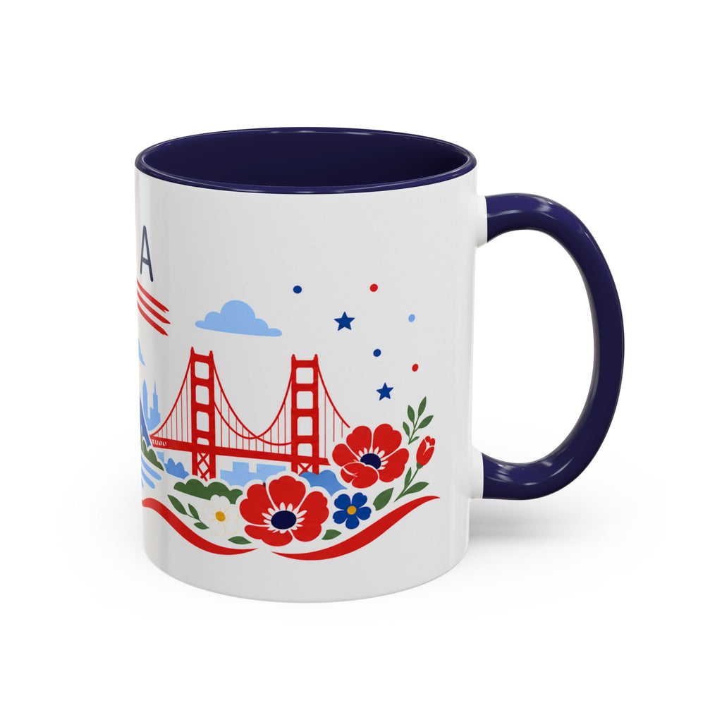 United States Coffee Mug | Travel Souvenir Accent Mug | Country Gift Ceramic Cup 11oz 15oz