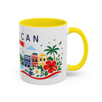 Dominican Republic Coffee Mug | Travel Souvenir Accent Mug | Country Gift Ceramic Cup 11oz 15oz