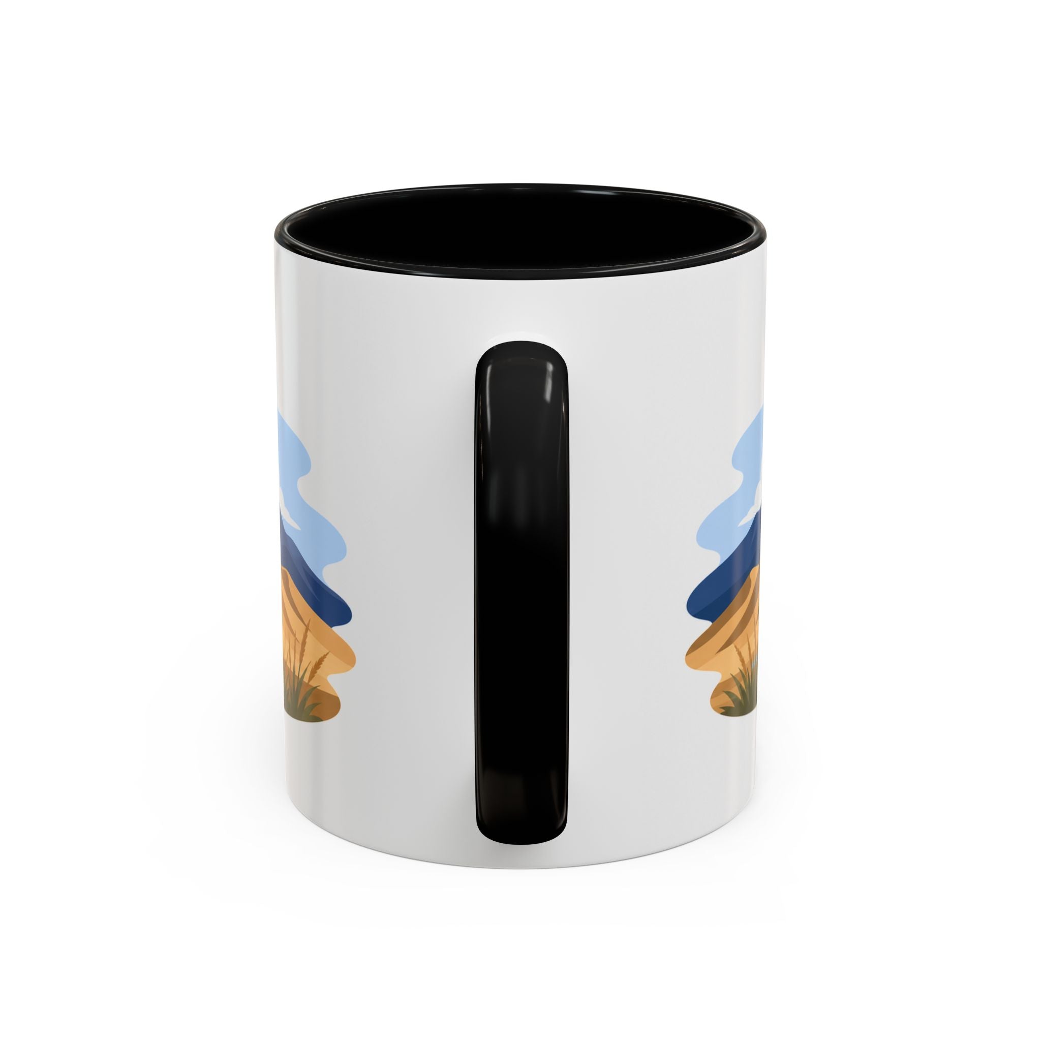 Great Sand Dunes National Park Coffee Mug | Solid Color Block Park Souvenir | 11oz 15oz Accent Mug
