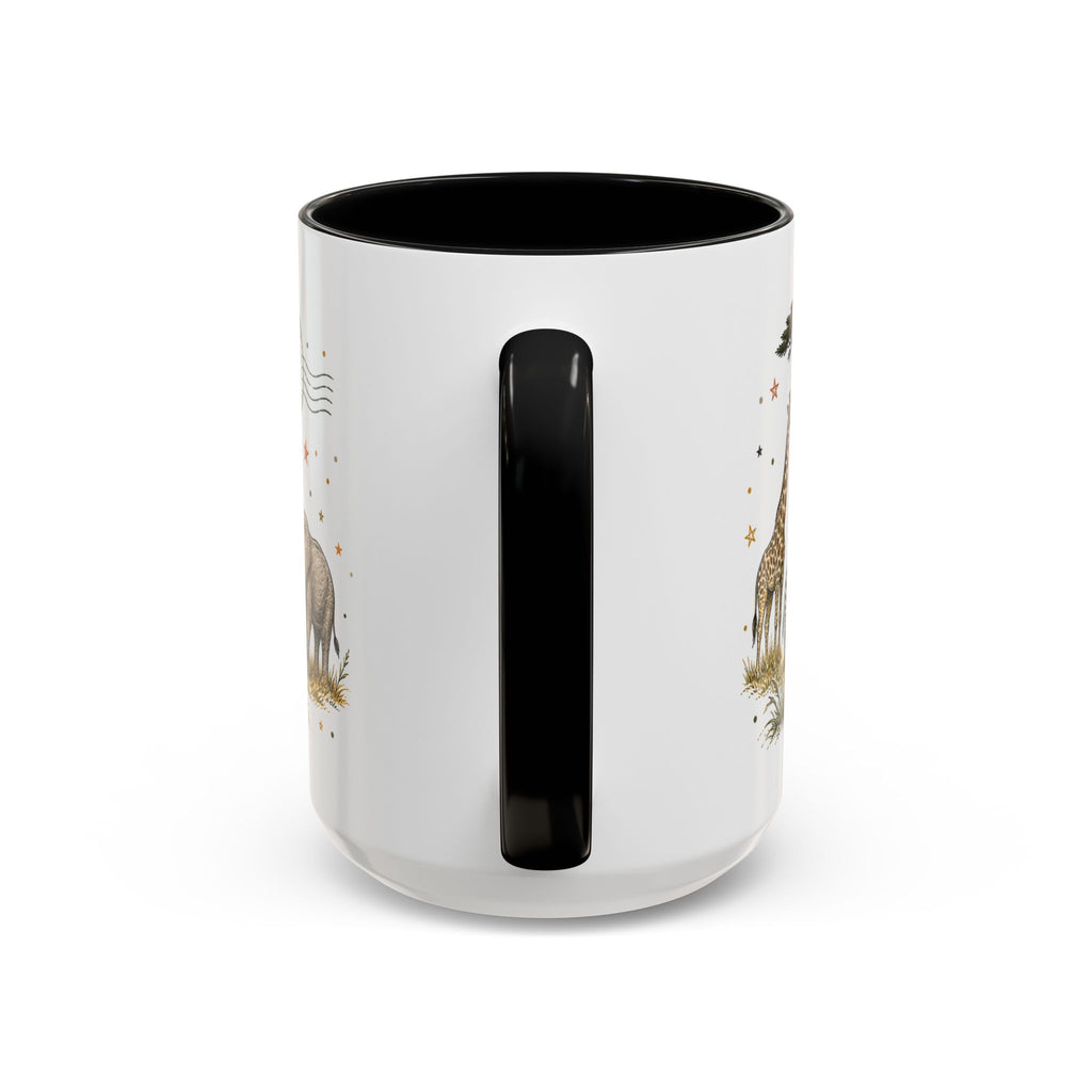 Serengeti Coffee Mug | Travel Destination Souvenir Gift | Accent Color Ceramic 11oz 15oz
