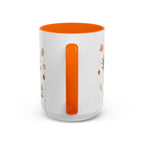 Thanksgiving Mug | Country Harvest Watercolor Gift | Pumpkin Scarecrow Accent Cup 11oz 15oz