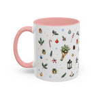 Florence Christmas Mug | Watercolor City Souvenir | Ceramic Coffee Cup (11oz 15oz)