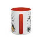 Dad The Legend Coffee Mug | Father's Day Gift for Dad | Accent Color Ceramic 11oz 15oz