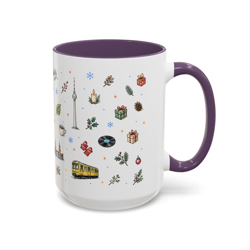 Berlin Christmas Mug | Watercolor City Souvenir, Travel Gift (11oz/15oz)