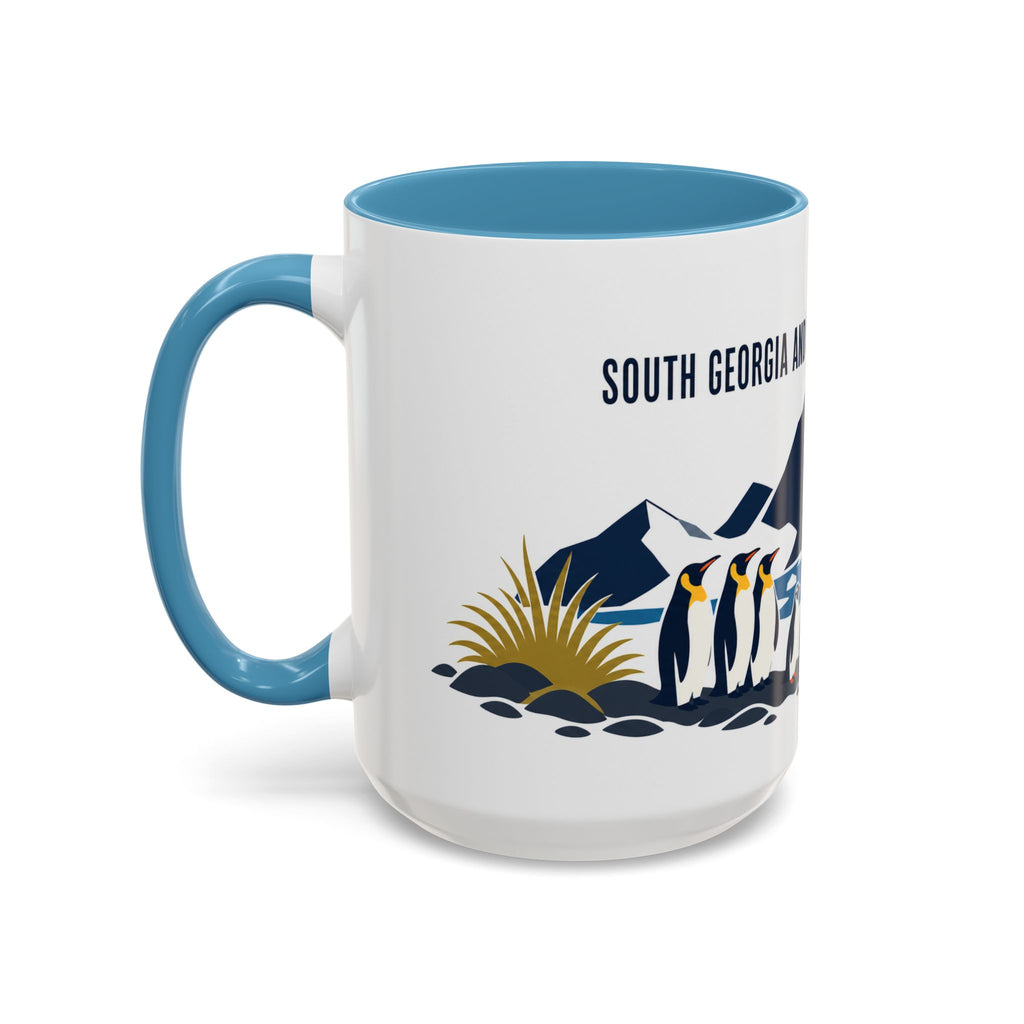 South Georgia and South Sandwich Islands Coffee Mug | Travel Souvenir Accent Mug | Country Gift Ceramic Cup 11oz 15oz