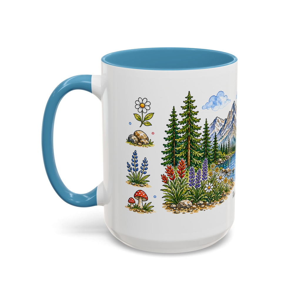 Rocky Mountain National Park Mug | US Travel Souvenir Accent Coffee Mug | 11oz 15oz Ceramic Cup
