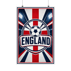 England Soccer Fan Art Poster | Matte Vertical Poster | World Cup 2026 Wall Decor