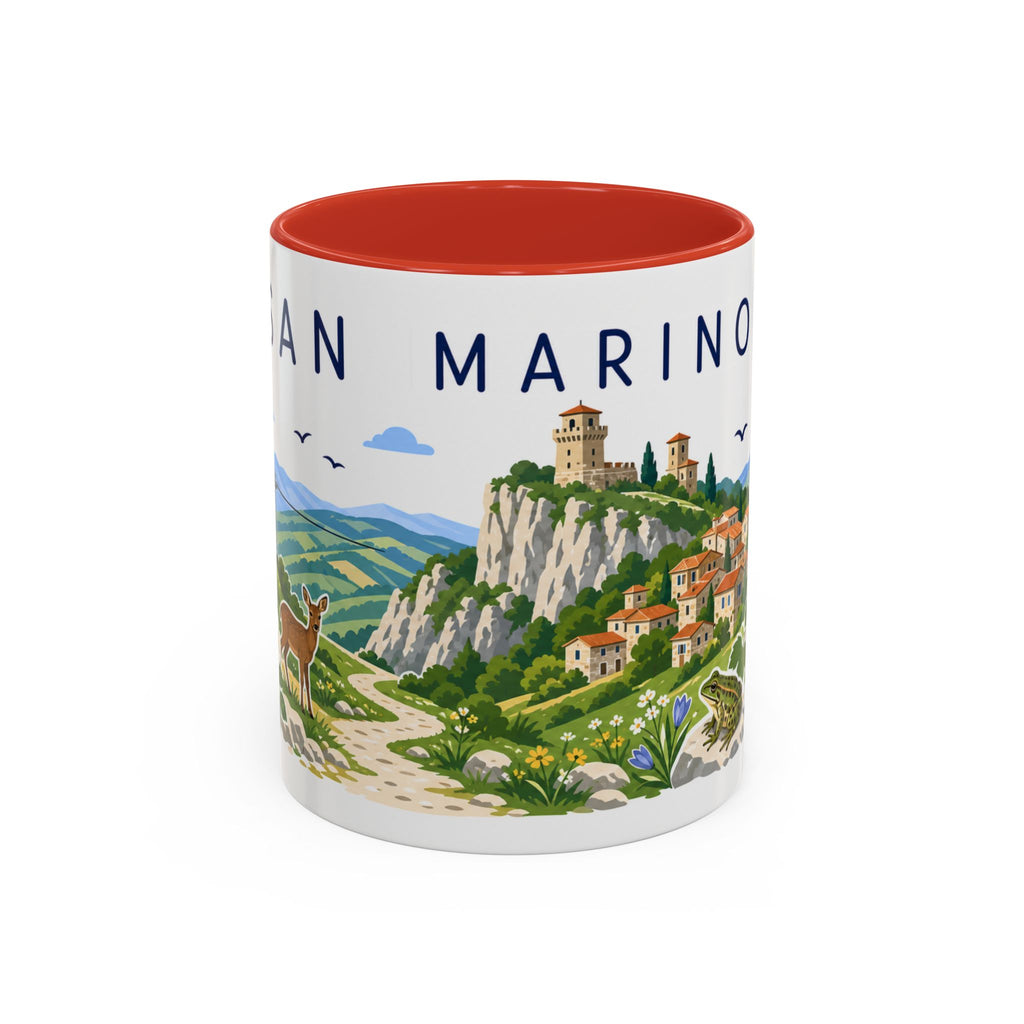 San Marino Coffee Mug | Travel Souvenir Accent Mug | Country Gift Ceramic Cup 11oz 15oz