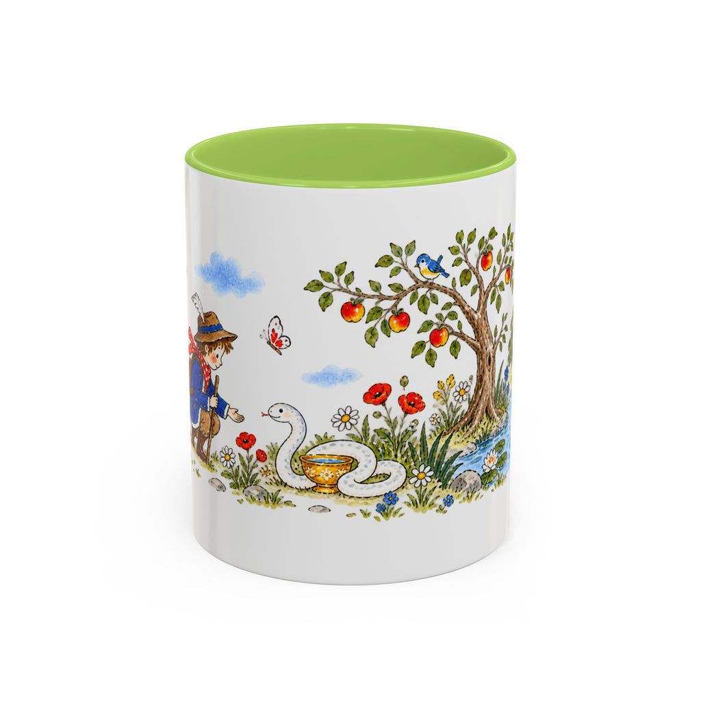 The White Snake Mug | Storybook Fairy Tale Accent Coffee Mug | EveryLegend