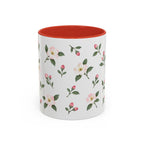 Michigan Apple Blossom Mug, State Flower Floral Coffee Cup, 11oz Botanical Gift