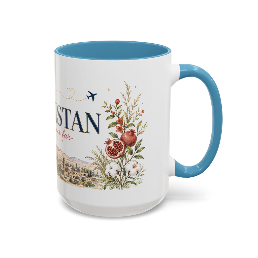 Uzbekistan Home Country Mug | Moving Away Gift | Long Distance Friendship | 11 oz 15 oz Accent Mug