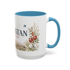 Uzbekistan Home Country Mug | Moving Away Gift | Long Distance Friendship | 11 oz 15 oz Accent Mug