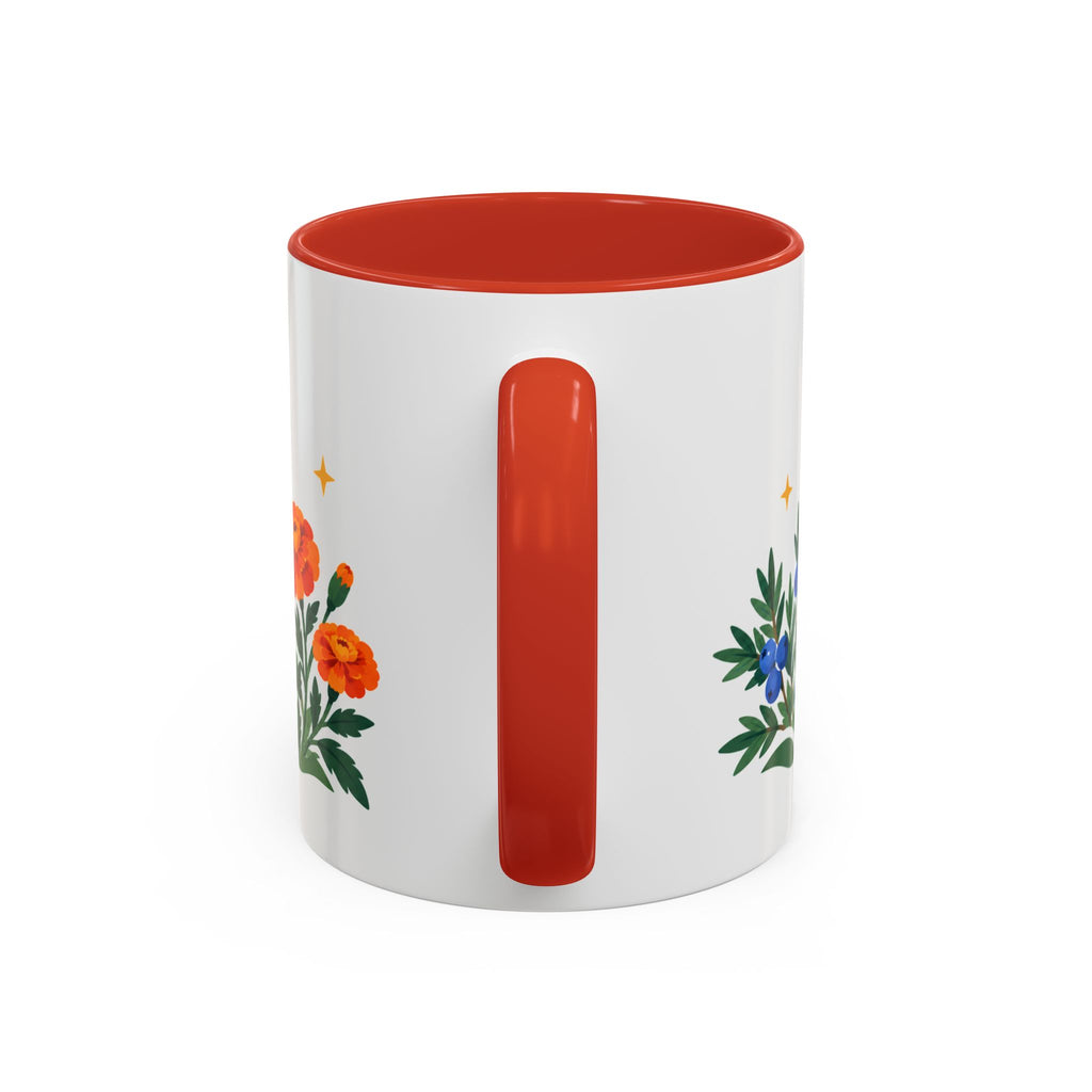 Sagittarius Zodiac Coffee Mug | Bow and Arrow Design | Astrology Birthday Gift | 11 oz 15 oz Ceramic Accent Mug