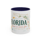 Florida State Mug | Moving Away, Homesick Gift | Long Distance Friendship Coffee Cup