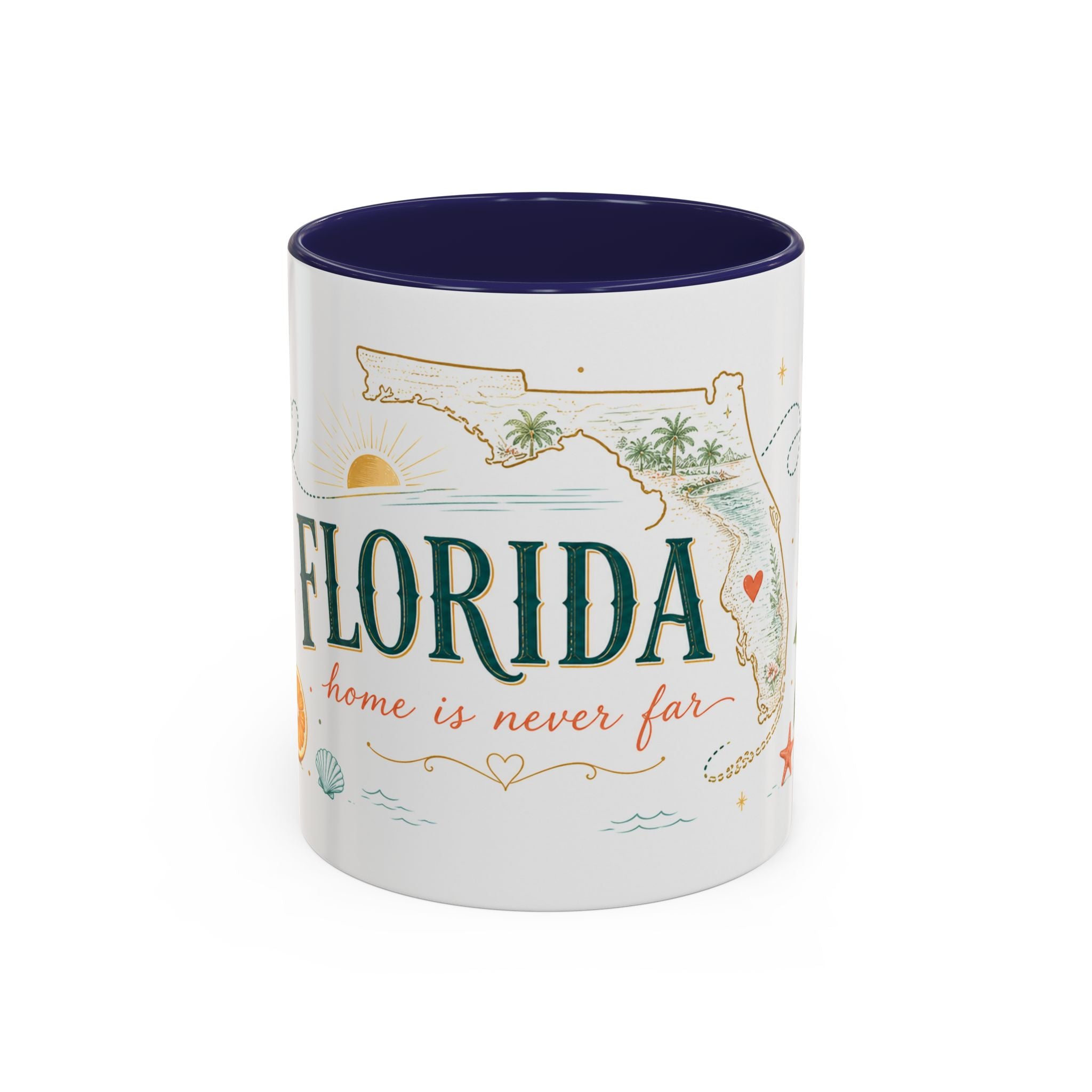 Florida State Mug | Moving Away, Homesick Gift | Long Distance Friendship Coffee Cup