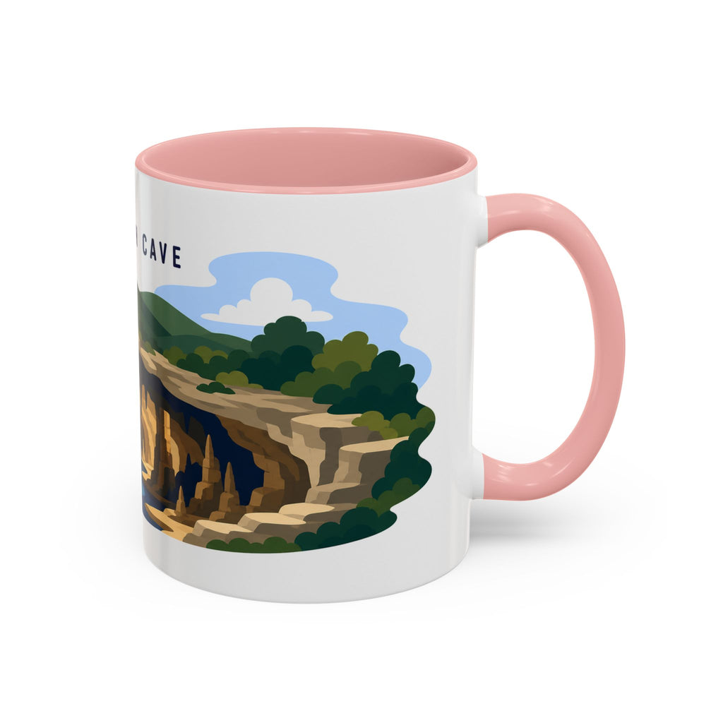 Mammoth Cave National Park Coffee Mug | Solid Color Block Park Souvenir | 11oz 15oz Accent Mug