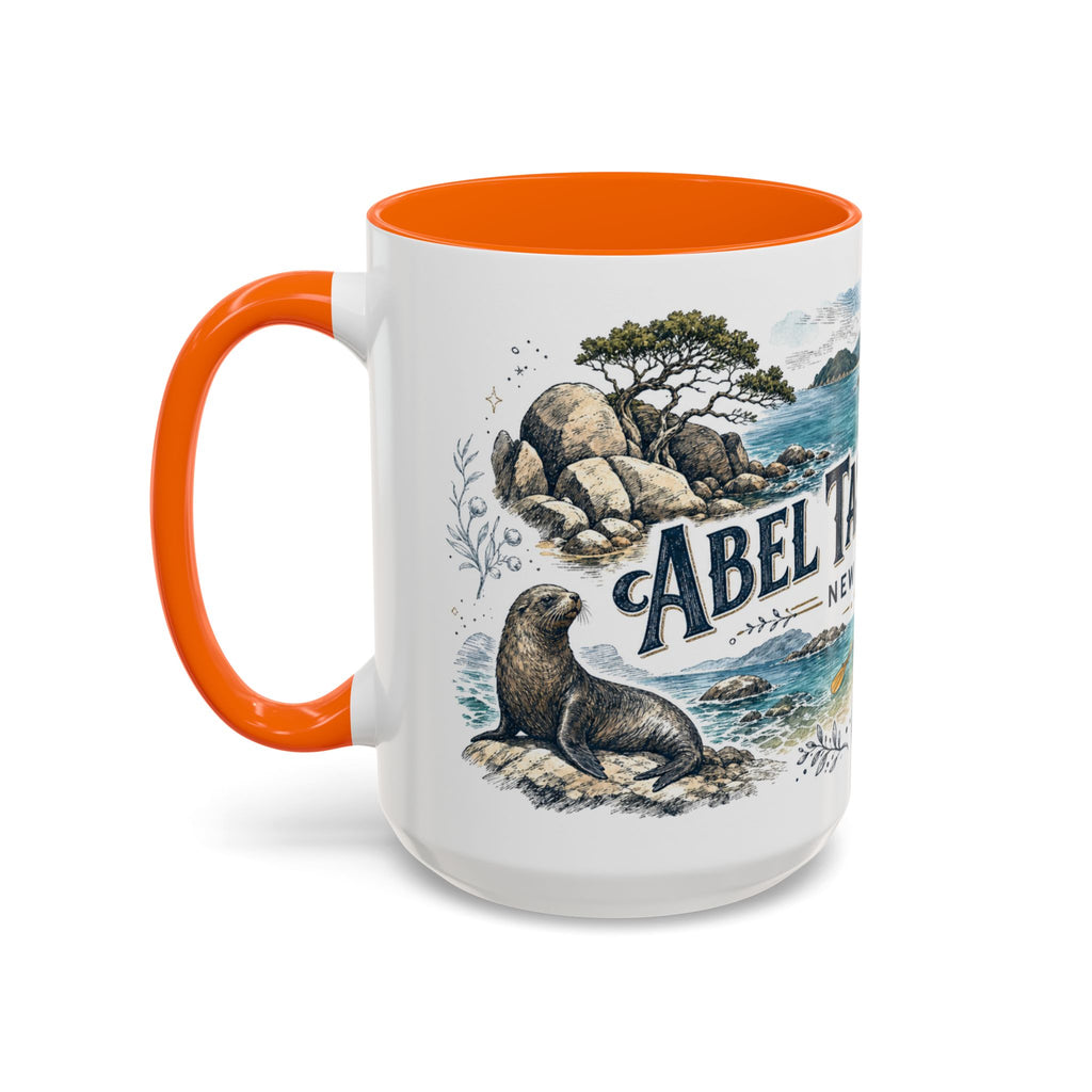 Abel Tasman Coast Mug, New Zealand Travel Souvenir, Bucket List Gift, Accent Ceramic Coffee Mug 11oz 15oz