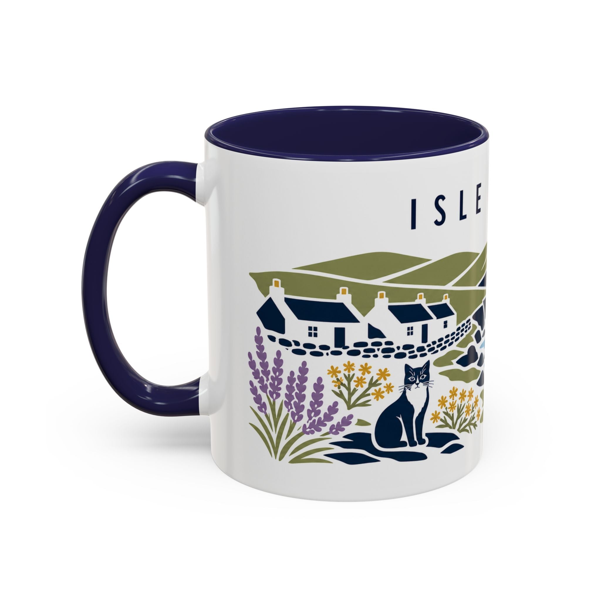 Isle of Man Coffee Mug | Travel Souvenir Accent Mug | Country Gift Ceramic Cup 11oz 15oz