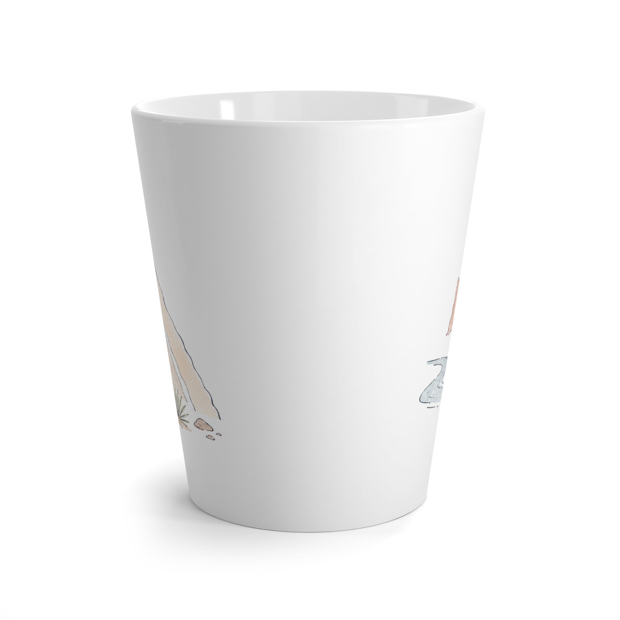 Capitol Reef National Park Latte Mug | Pastel Watercolor Nature Coffee Cup | 12 oz Travel Souvenir Gift