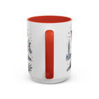 O Canada True North Coffee Mug | Canadian Pride Gift | Accent Color Ceramic 11oz 15oz