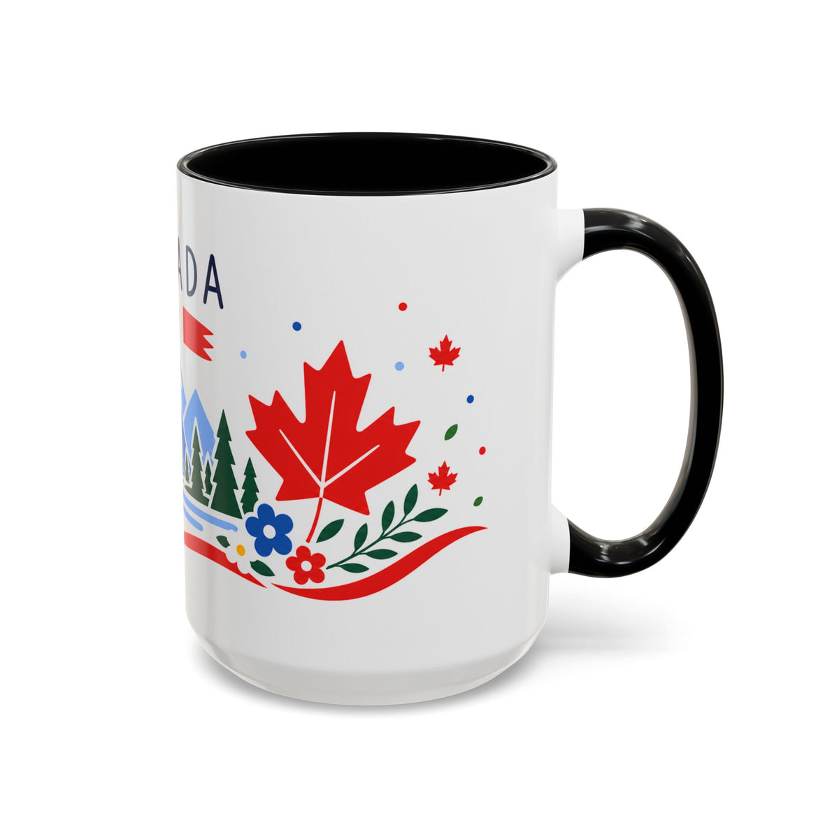 Canada Coffee Mug | Travel Souvenir Accent Mug | Country Gift Ceramic Cup 11oz 15oz