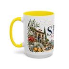 Spain Home Country Mug | Moving Away Gift | Long Distance Friendship | 11 oz 15 oz Accent Mug