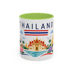 Thailand Coffee Mug | Travel Souvenir Accent Mug | Country Gift Ceramic Cup 11oz 15oz