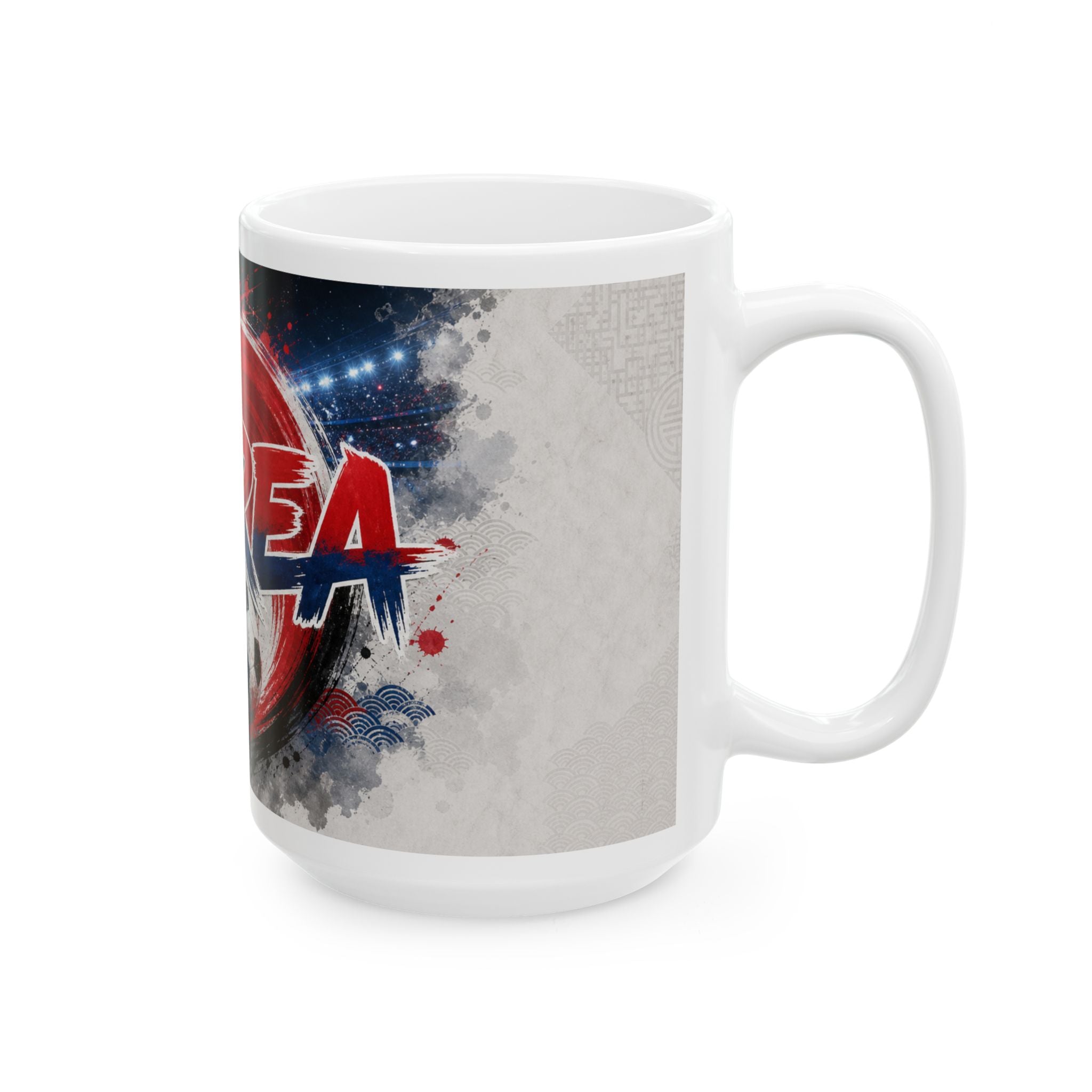 Korea Soccer Spirit Coffee Mug | Soccer Fan Gift | Ceramic 11oz 15oz Match Day Cup