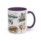 Da Nang Coffee Mug | Vietnam Travel Souvenir | Vintage Illustrated City Gift | 11 oz 15 oz Accent Mug