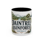 Daintree Rainforest Mug, Australia Travel Souvenir, Bucket List Gift, Accent Ceramic Coffee Mug 11oz 15oz