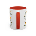 Maryland Black-eyed Susan Mug, State Flower Floral Coffee Cup, 11oz Botanical Gift