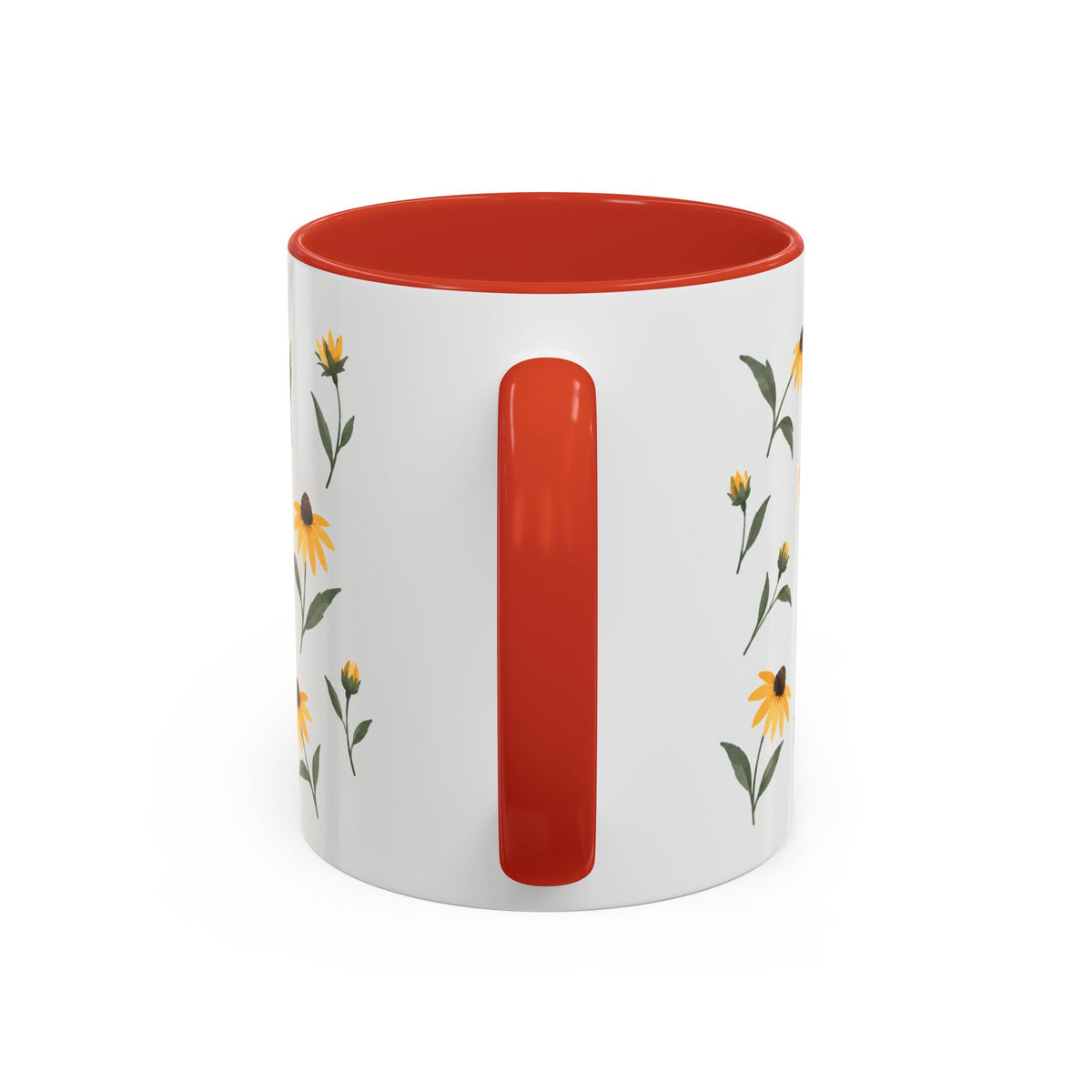 Maryland Black-eyed Susan Mug, State Flower Floral Coffee Cup, 11oz Botanical Gift