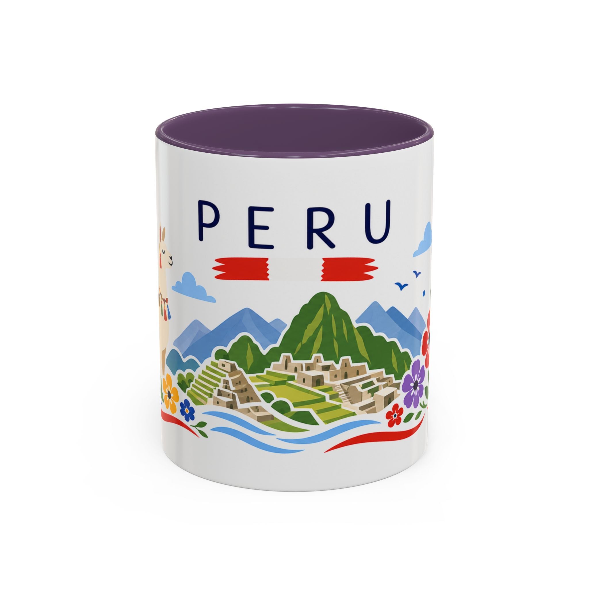 Peru Coffee Mug | Travel Souvenir Accent Mug | Country Gift Ceramic Cup 11oz 15oz