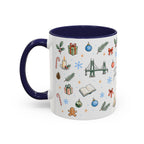 Portland Christmas Watercolor Mug | City Souvenir Coffee Cup (11oz 15oz)