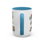 Geneva Illustrated Travel Mug | City Souvenir Accent Coffee Mug | 11oz 15oz Ceramic Cup
