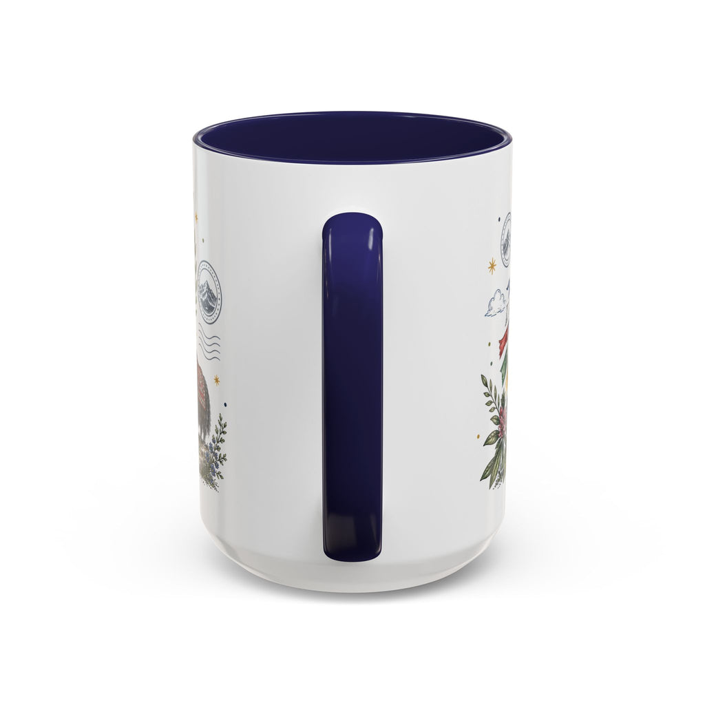Himalaya Coffee Mug | Travel Destination Souvenir Gift | Accent Color Ceramic 11oz 15oz