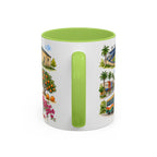 Anaheim Illustrated Travel Mug | City Souvenir Accent Coffee Mug | 11oz 15oz Ceramic Cup