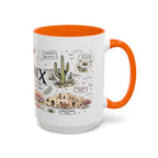 Phoenix Coffee Mug | Arizona Souvenir City Gift | Accent Color Ceramic 11oz 15oz