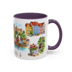 Heidelberg Illustrated Travel Mug | City Souvenir Accent Coffee Mug | 11oz 15oz Ceramic Cup