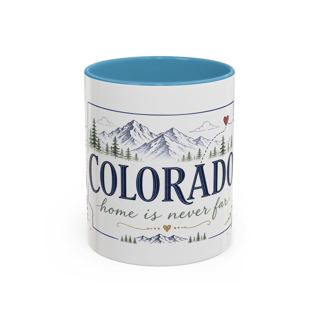Colorado State Mug | Rocky Mountain Botanical Design | Moving Away Gift