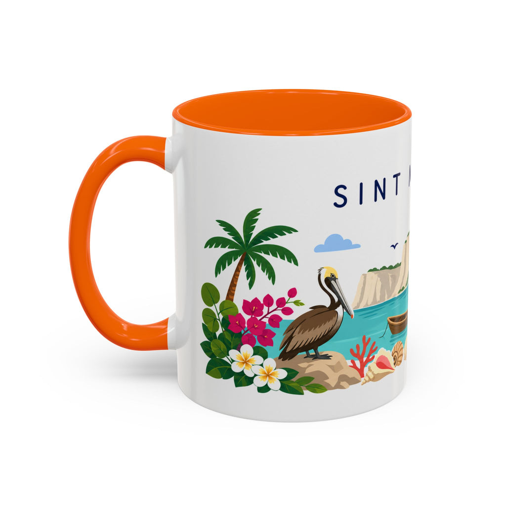 Sint Maarten Coffee Mug | Travel Souvenir Accent Mug | Country Gift Ceramic Cup 11oz 15oz