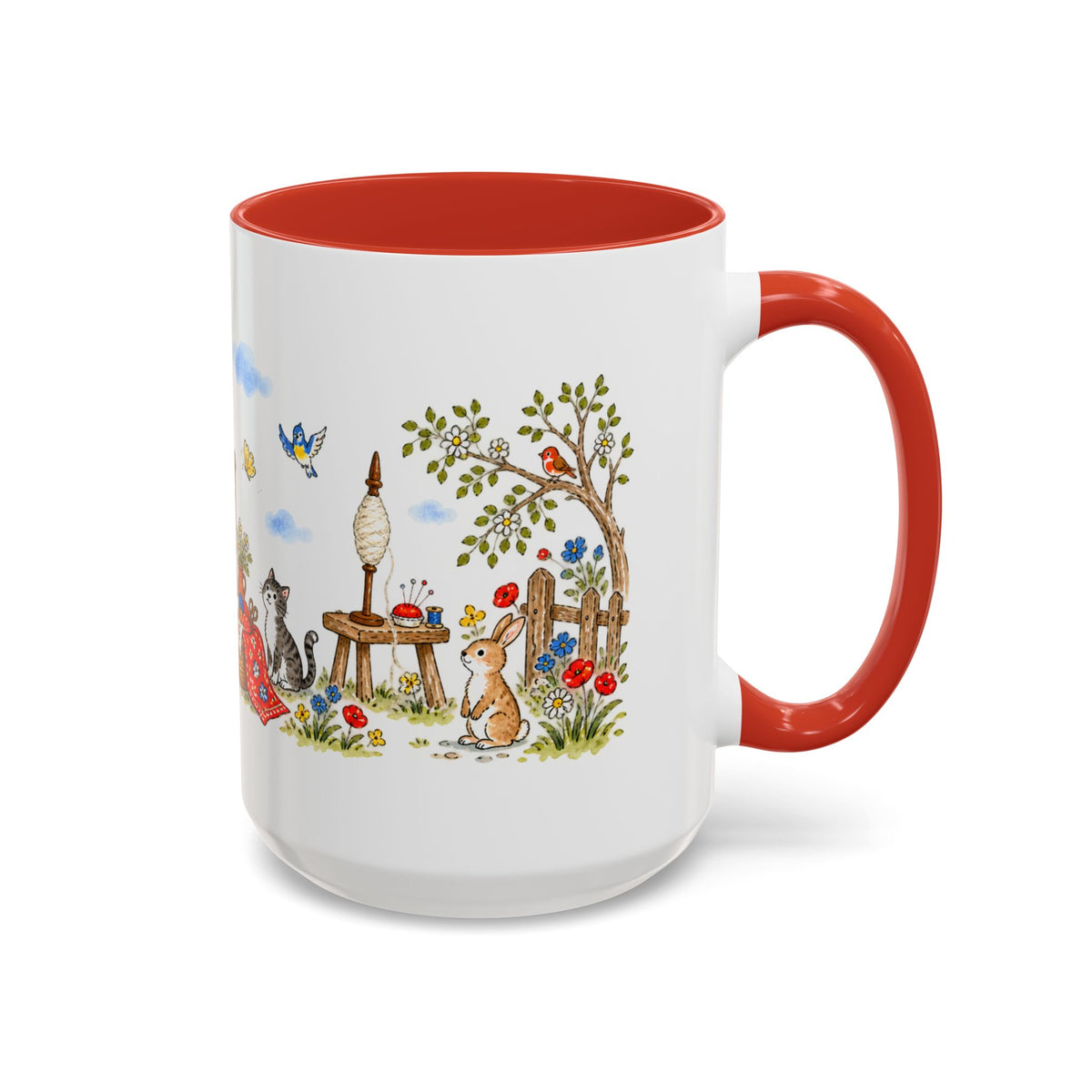 Spindle Shuttle and Needle Mug | Storybook Fairy Tale Accent Coffee Mug | EveryLegend