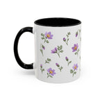 South Dakota Pasque Flower Mug, State Flower Floral Coffee Cup, 11oz Botanical Gift