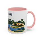 French Guiana Coffee Mug | Travel Souvenir Accent Mug | Country Gift Ceramic Cup 11oz 15oz