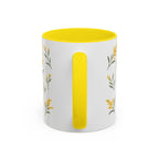 Nebraska Goldenrod Mug, State Flower Floral Coffee Cup, 11oz Botanical Gift