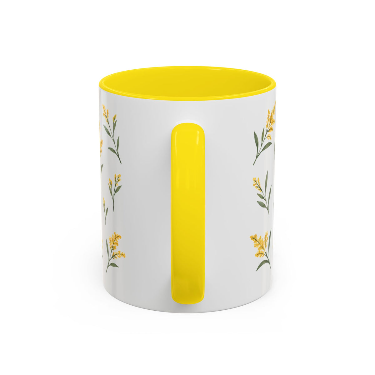 Nebraska Goldenrod Mug, State Flower Floral Coffee Cup, 11oz Botanical Gift
