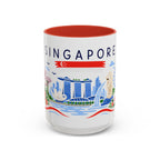 Singapore Coffee Mug | Travel Souvenir Accent Mug | Country Gift Ceramic Cup 11oz 15oz